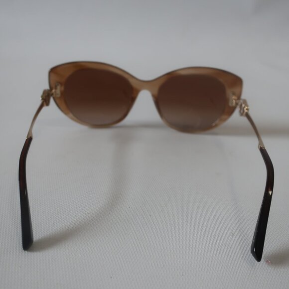 Bvlgari 8141-K 5235/13 Light Brown Gold-Plated 54 19 135 Cat Eye Sunglasses main image 6